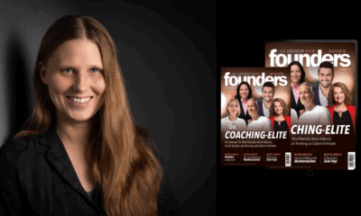Zwei Hefte (Print und ePaper founders Magazin 75, Anna Seifert Foto