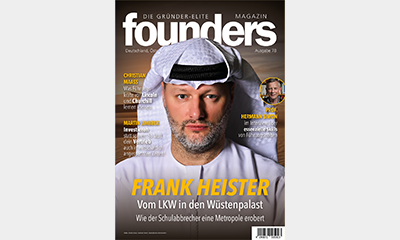 Beitragsbild founders Magazin 78 mit Frank Heister