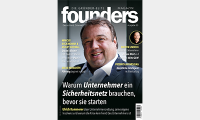 Beitragsbild founders Magazin 83 mit Ulrich Kammerer