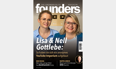 Beitragsbild founders Magazin 84 mit Lisa und Nell Gottlebe